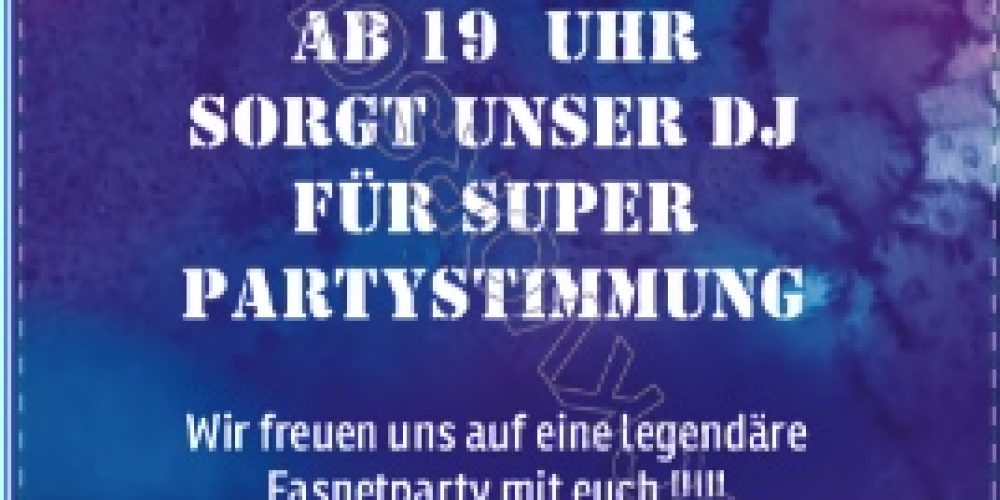 Bewirtung am Fasnet Samstag im Kolping